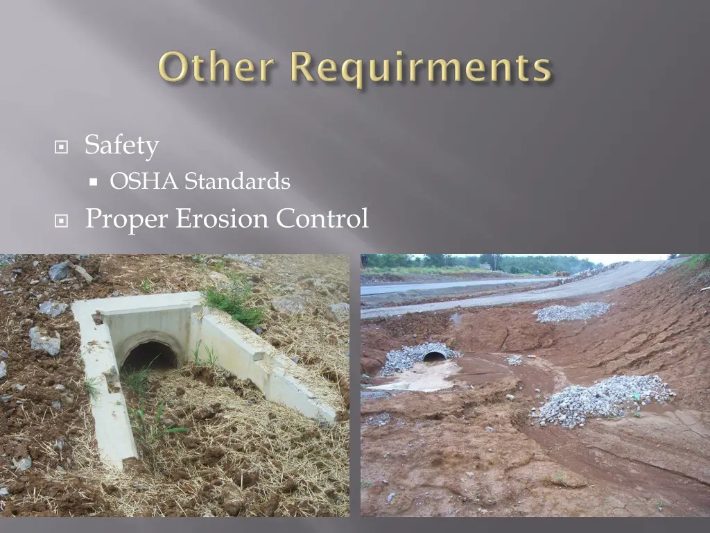 safety osha standards proper erosion control