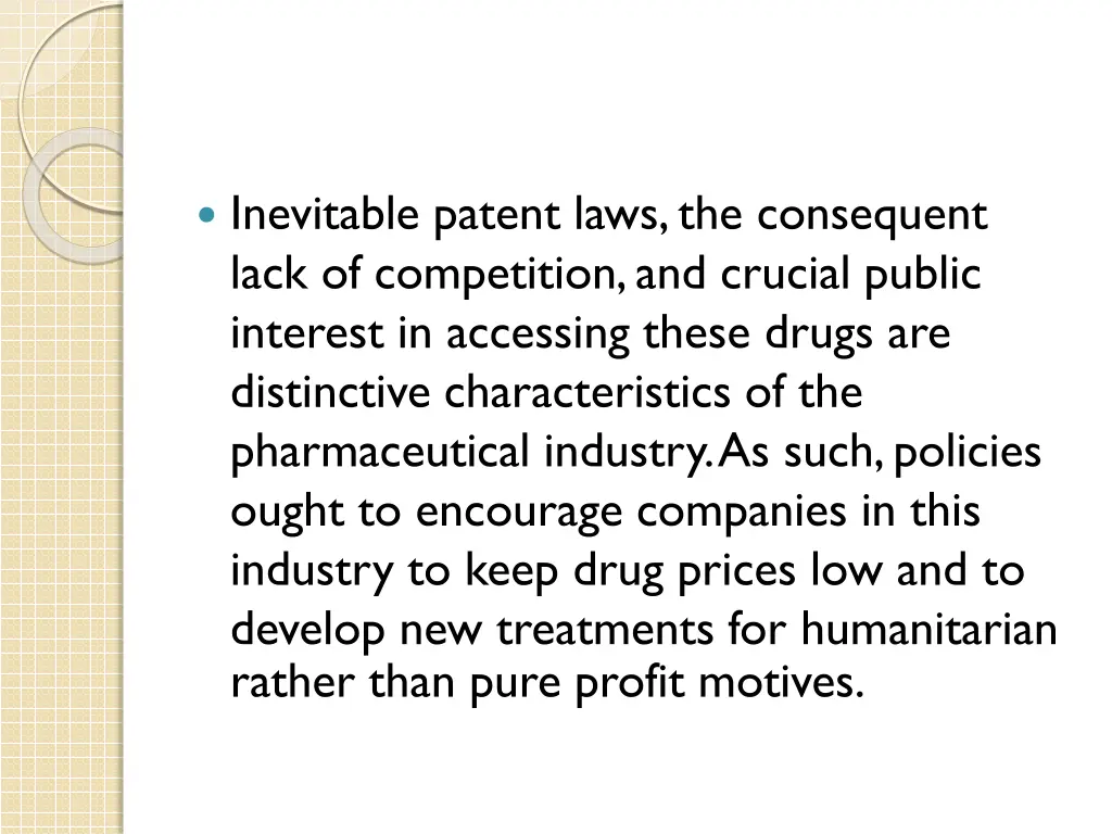 inevitable patent laws the consequent lack