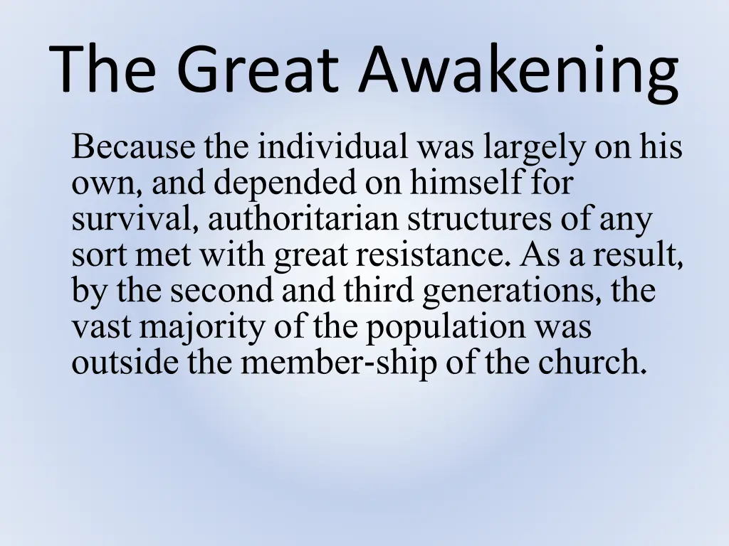 the great awakening 5