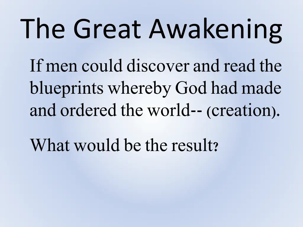 the great awakening 7