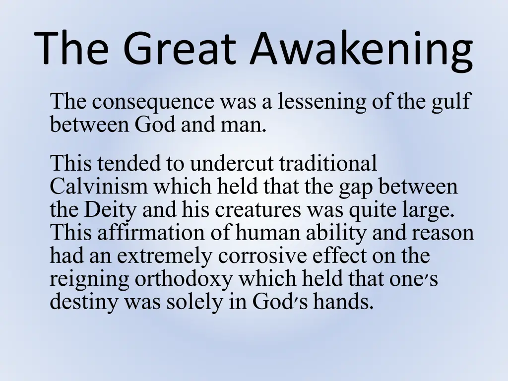 the great awakening 8