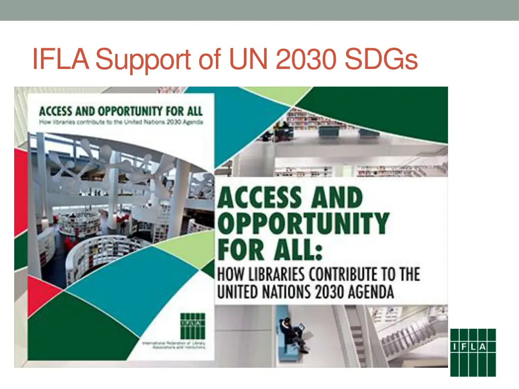 ifla support of un 2030 sdgs