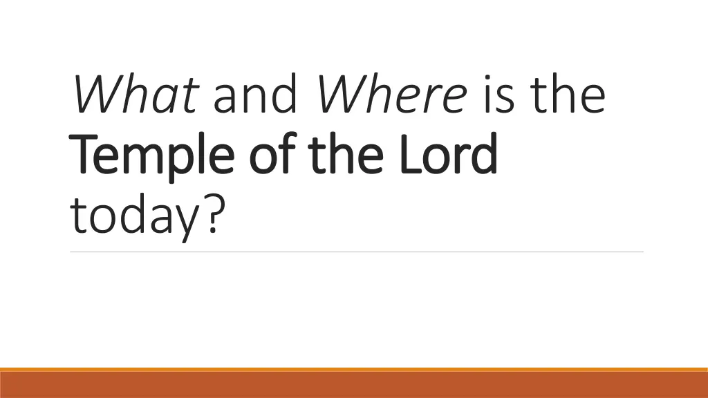 what and where is the temple of the lord temple