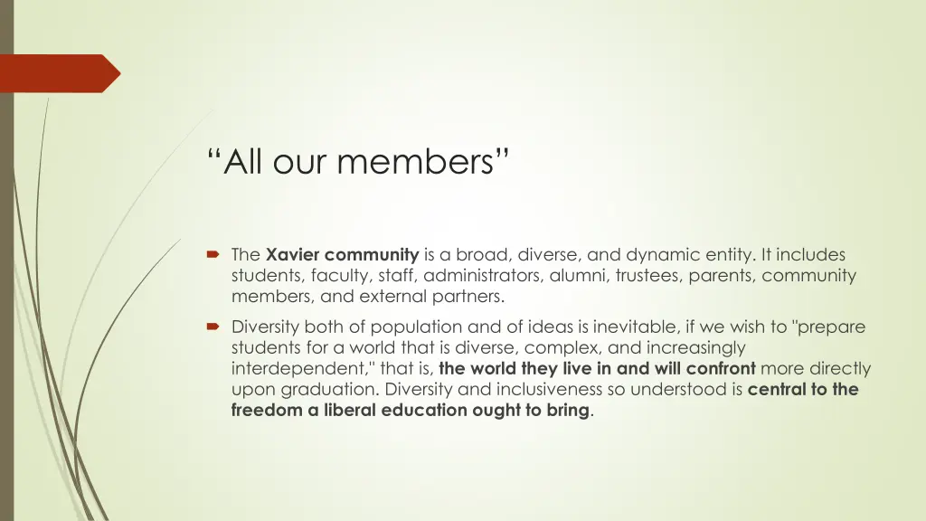 all our members