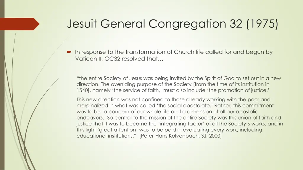 jesuit general congregation 32 1975