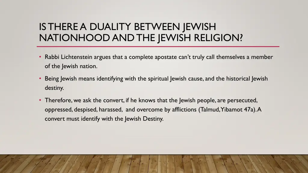 is there a duality between jewish nationhood