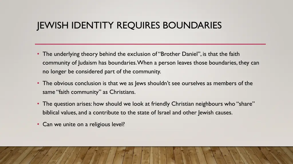 jewish identity requires boundaries