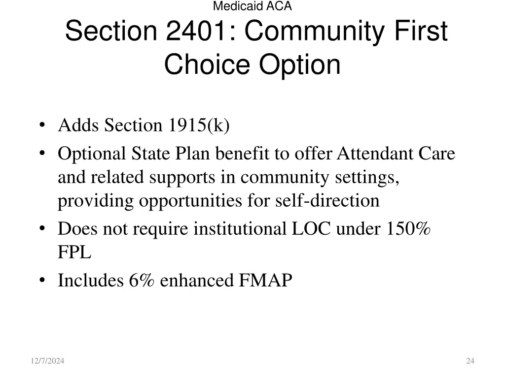 medicaid aca 2