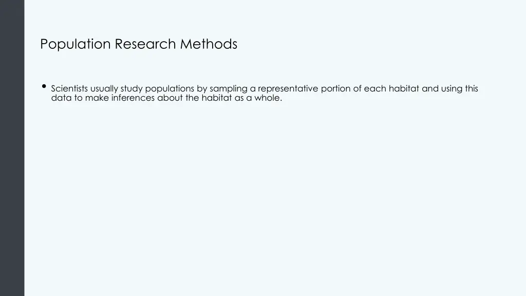 population research methods