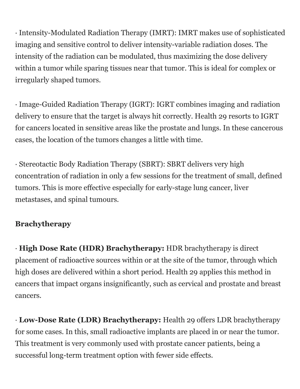 intensity modulated radiation therapy imrt imrt