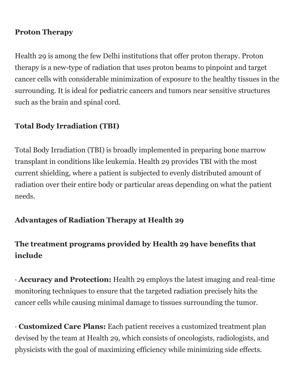 proton therapy