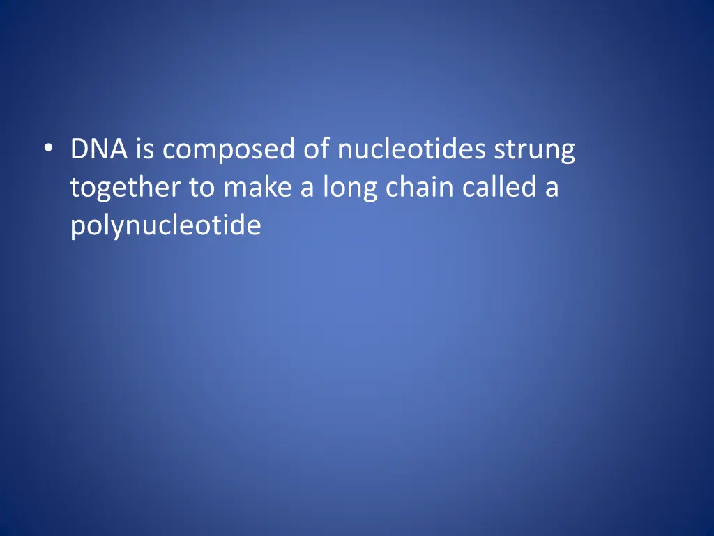 dna is composed of nucleotides strung together