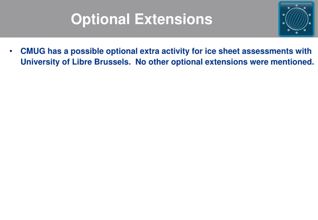 optional extensions