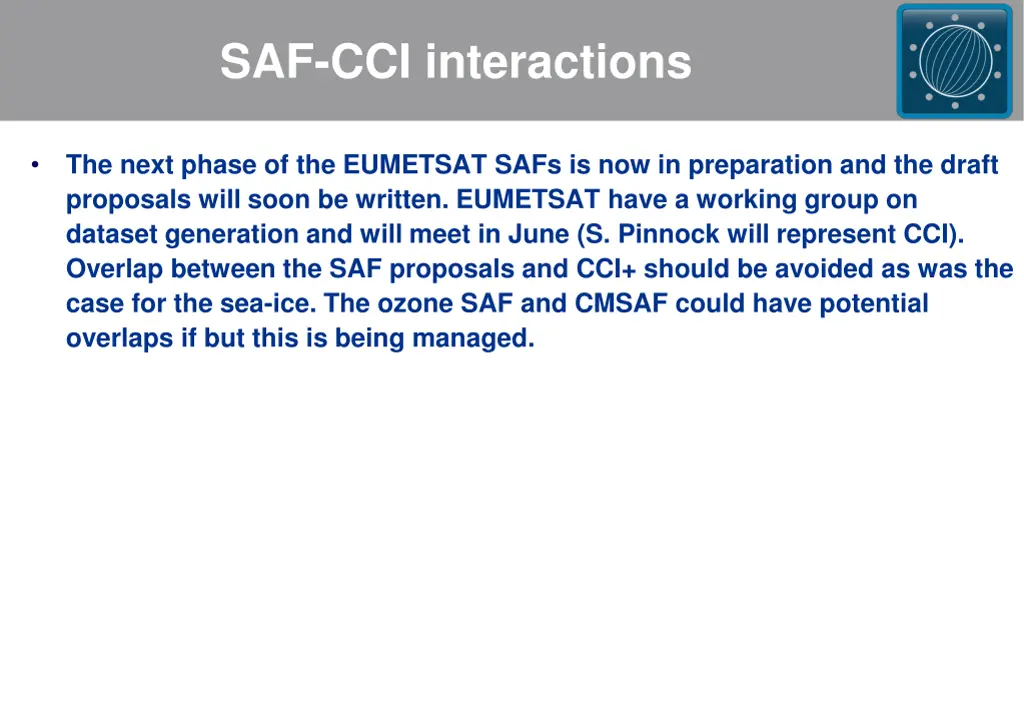 saf cci interactions