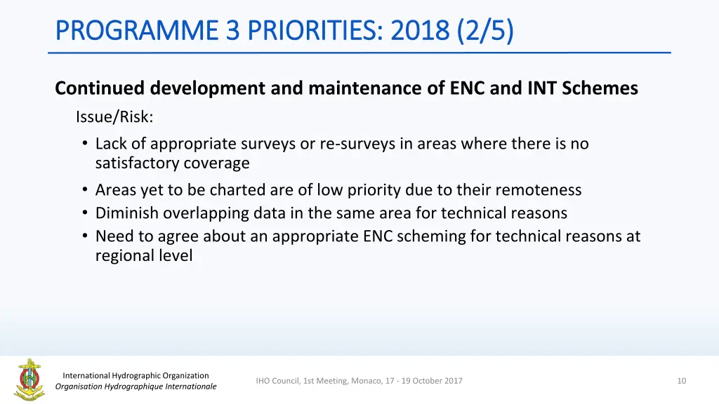 programme 3 priorities 2018 2 5 programme