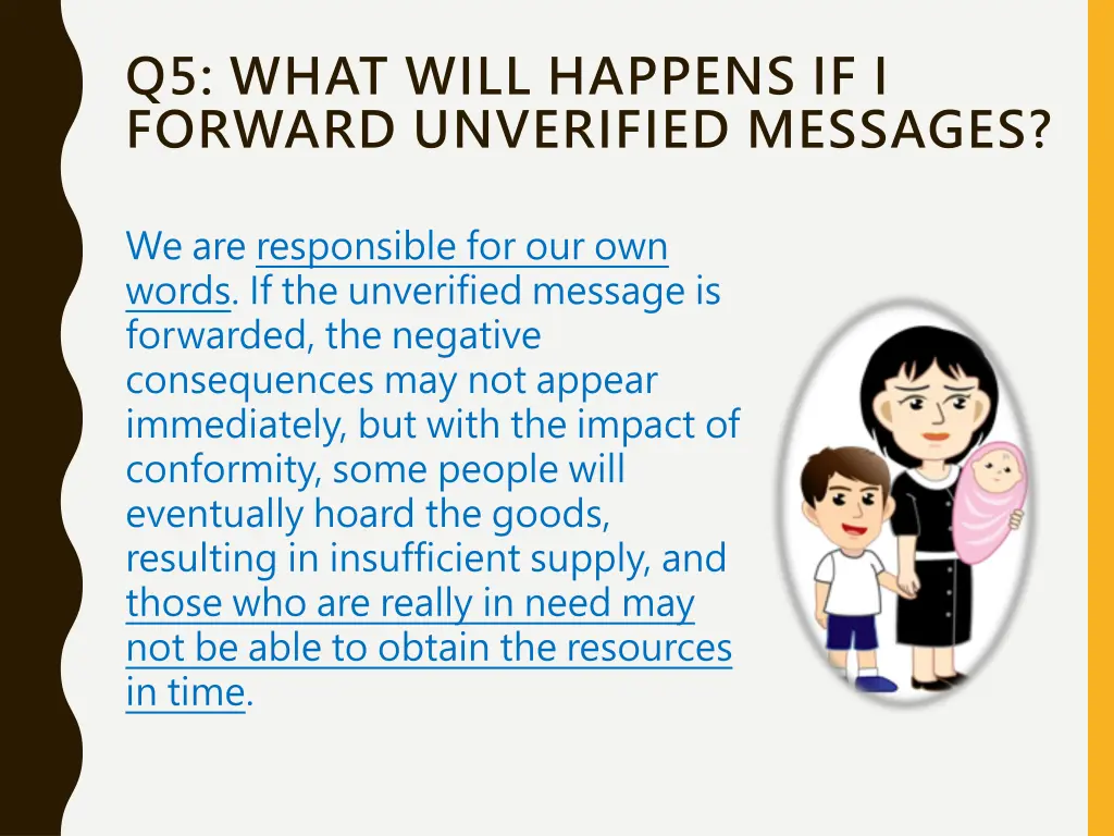 q5 what will happens if i forward unverified