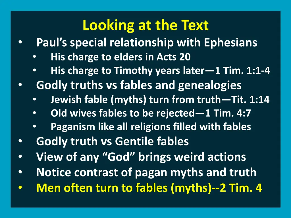 looking at the text paul s special relationship 3