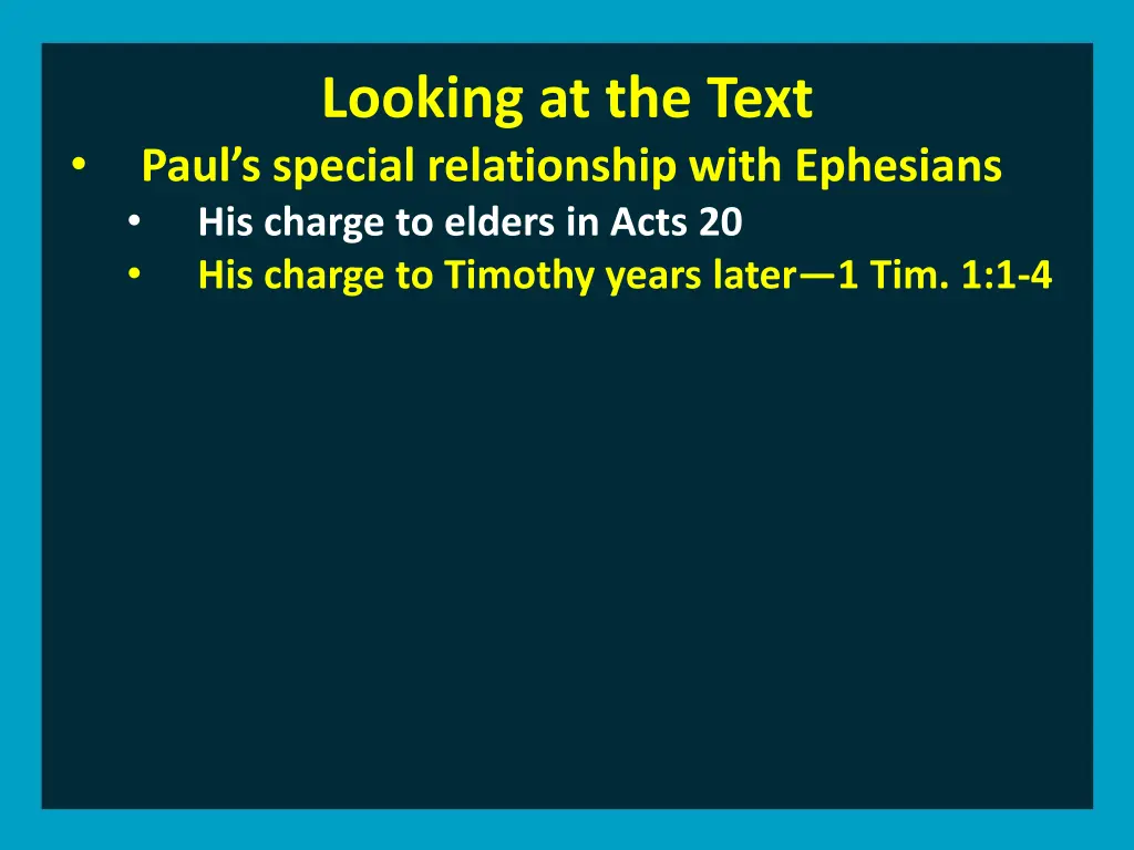 looking at the text paul s special relationship