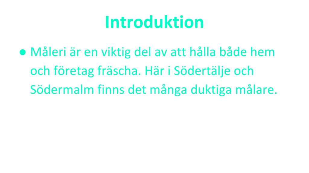 introduktion