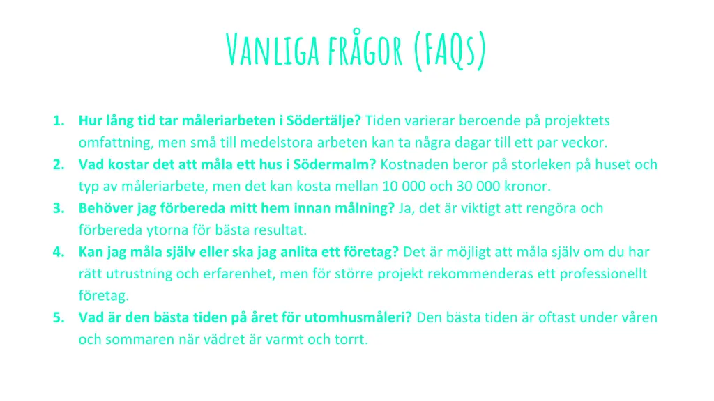 vanliga fr gor faqs 1