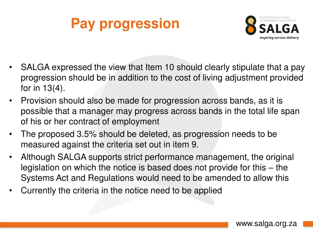 pay progression