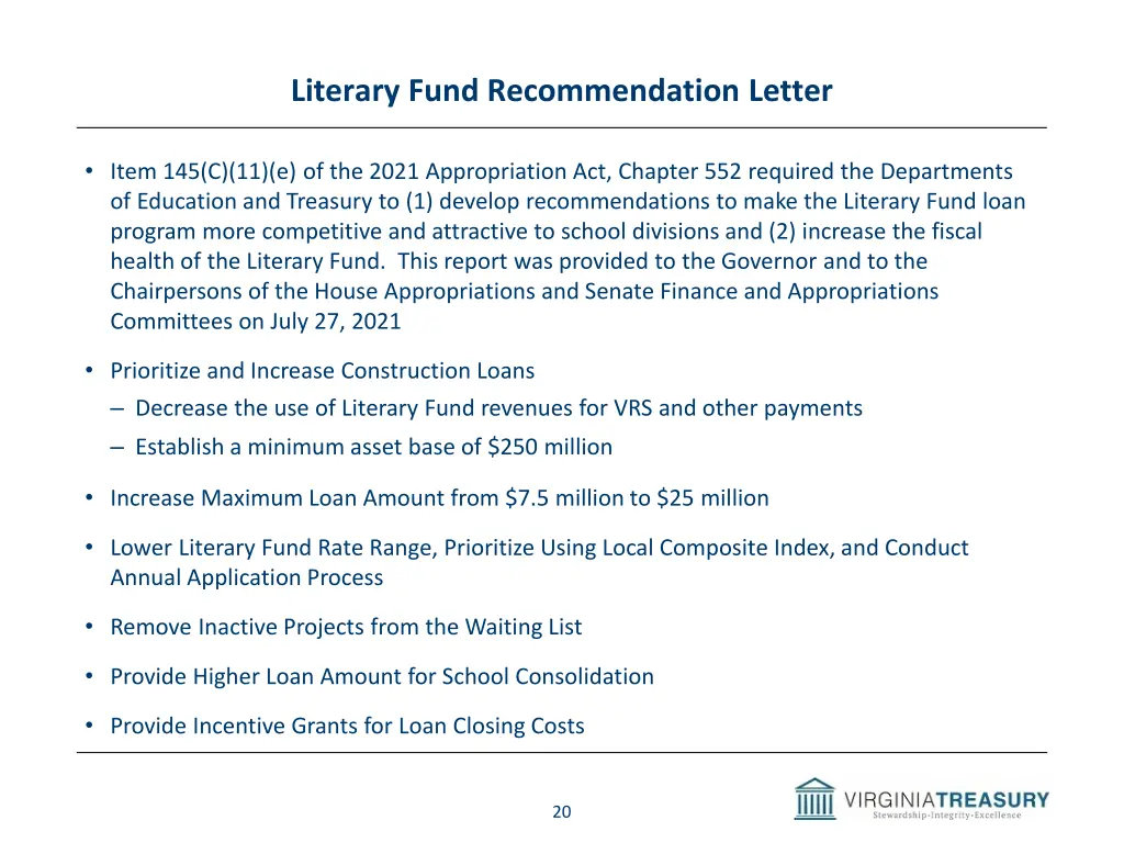 literary fund recommendation letter