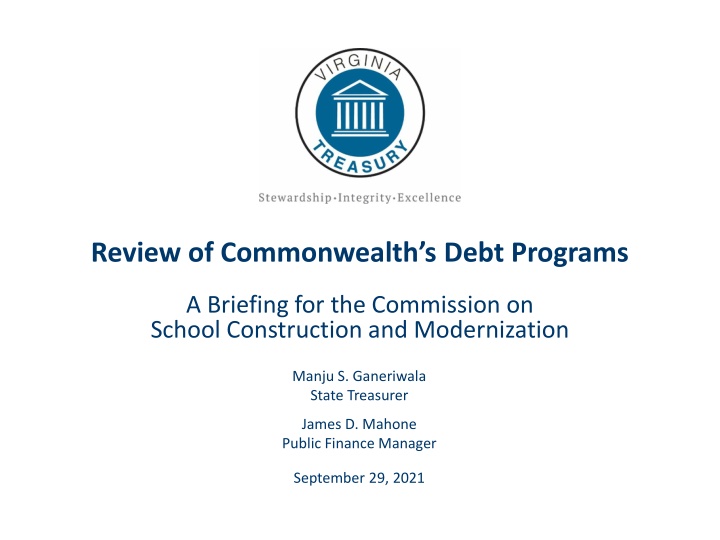 review of commonwealth s debt programs