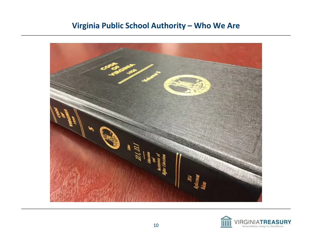 virginia public school authority who we are