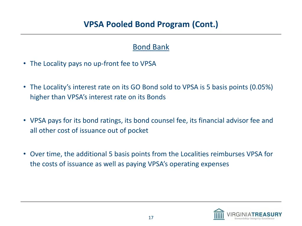 vpsa pooled bond program cont 2