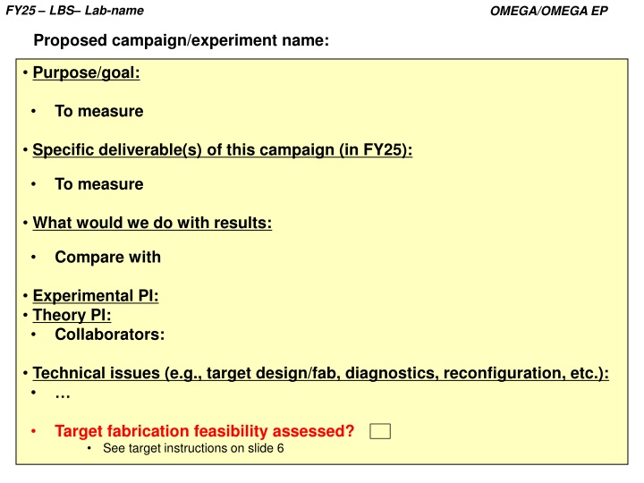 fy25 lbs lab name