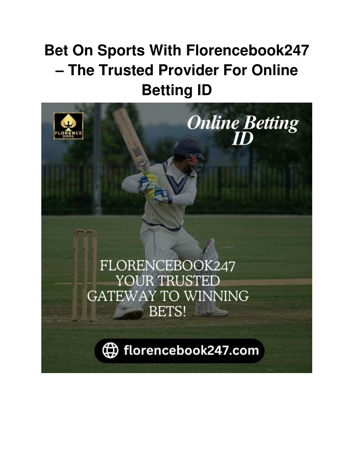 bet on sports with florencebook247 the trusted