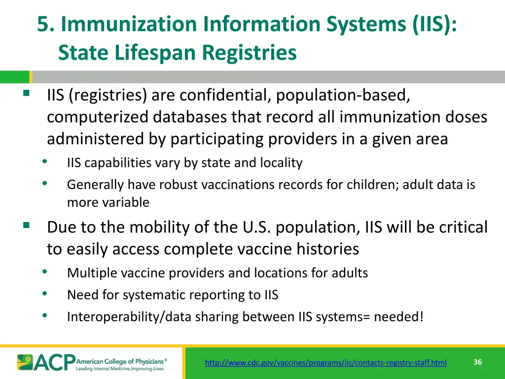 5 immunization information systems iis state