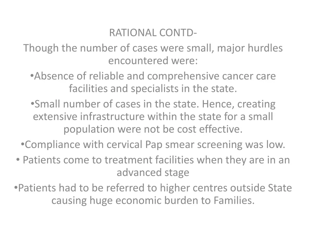 rational contd