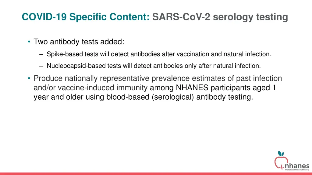 covid 19 specific content sars cov 2 serology