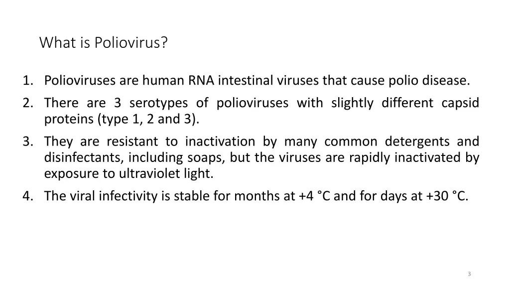 what is poliovirus