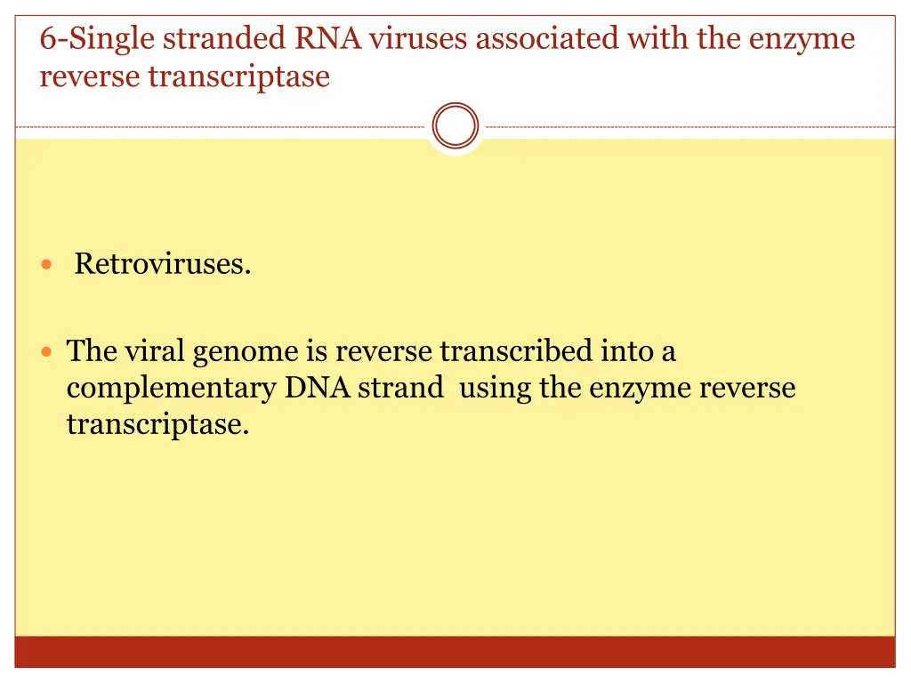 6 single stranded rna viruses associated with