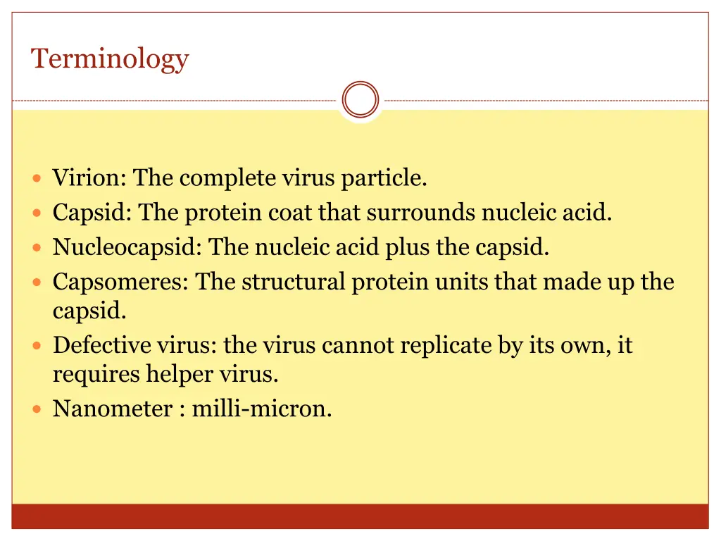 terminology