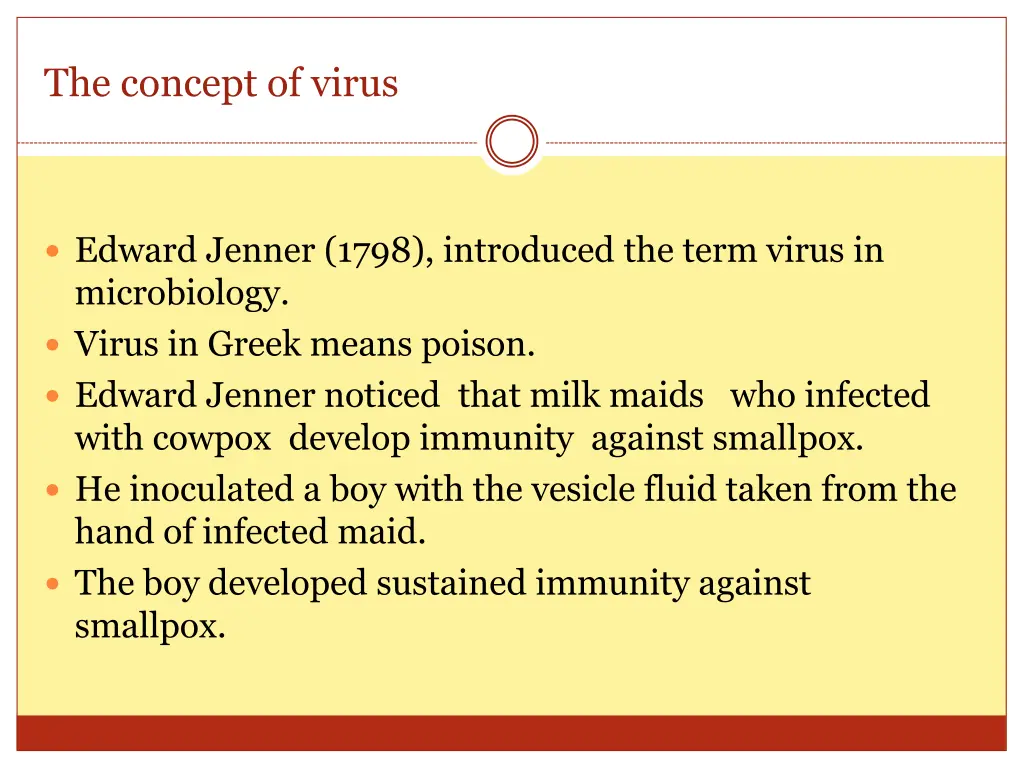 the concept of virus