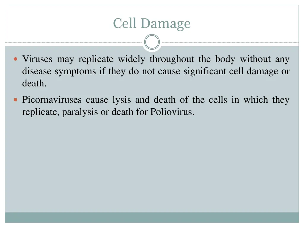 cell damage