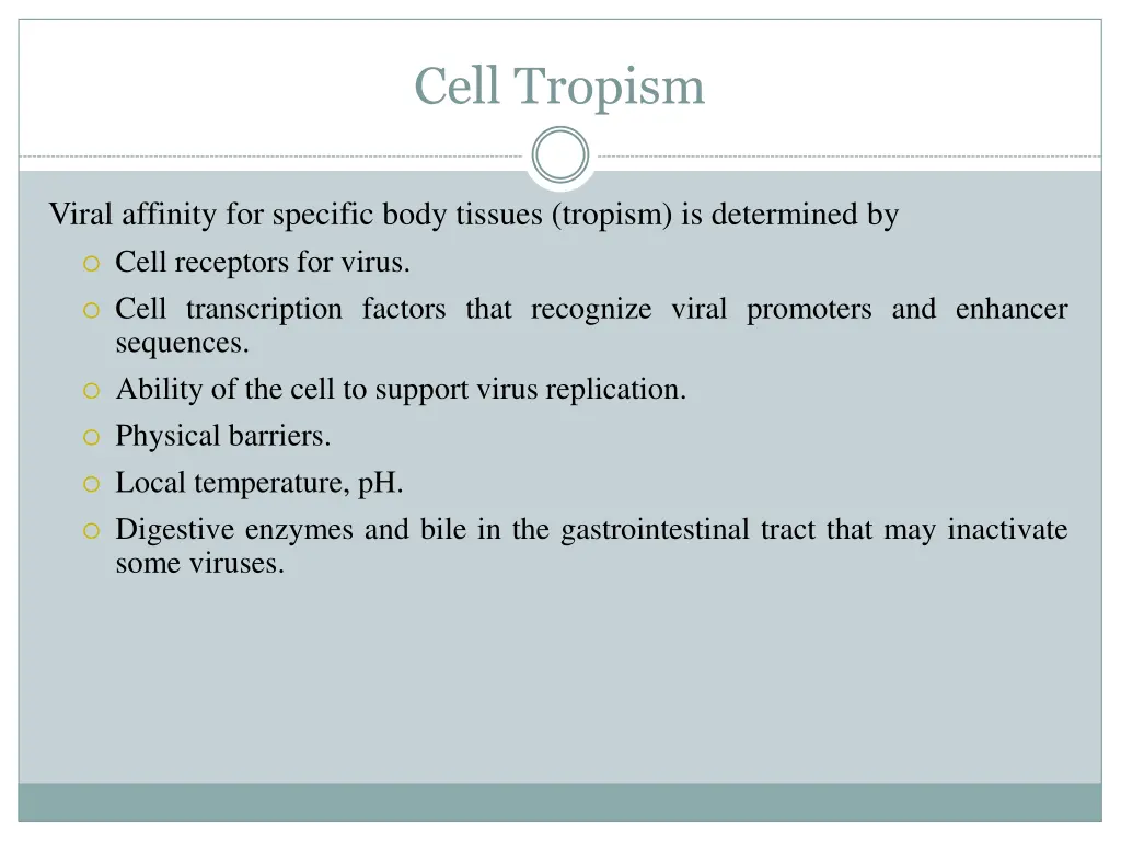 cell tropism