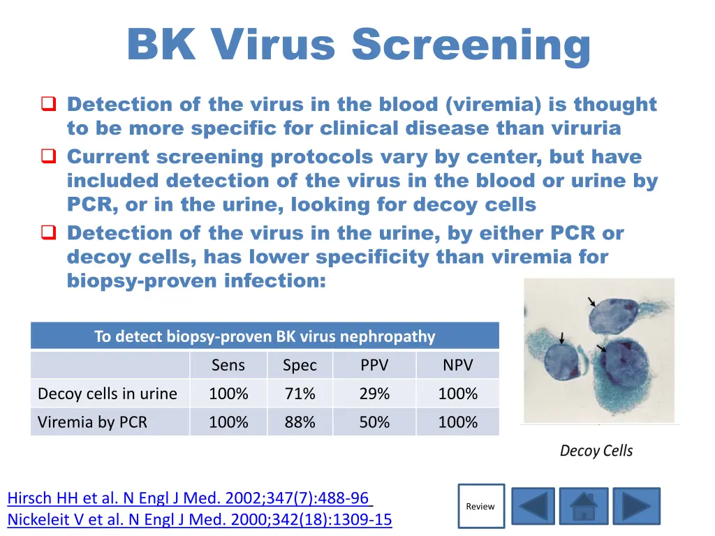 bk virus screening