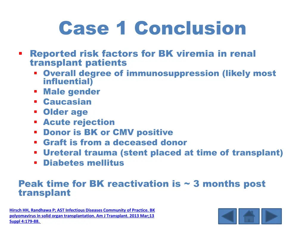 case 1 conclusion