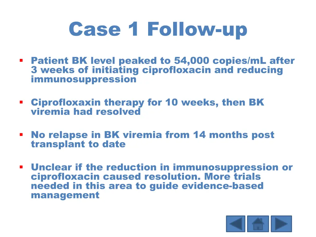 case 1 follow up