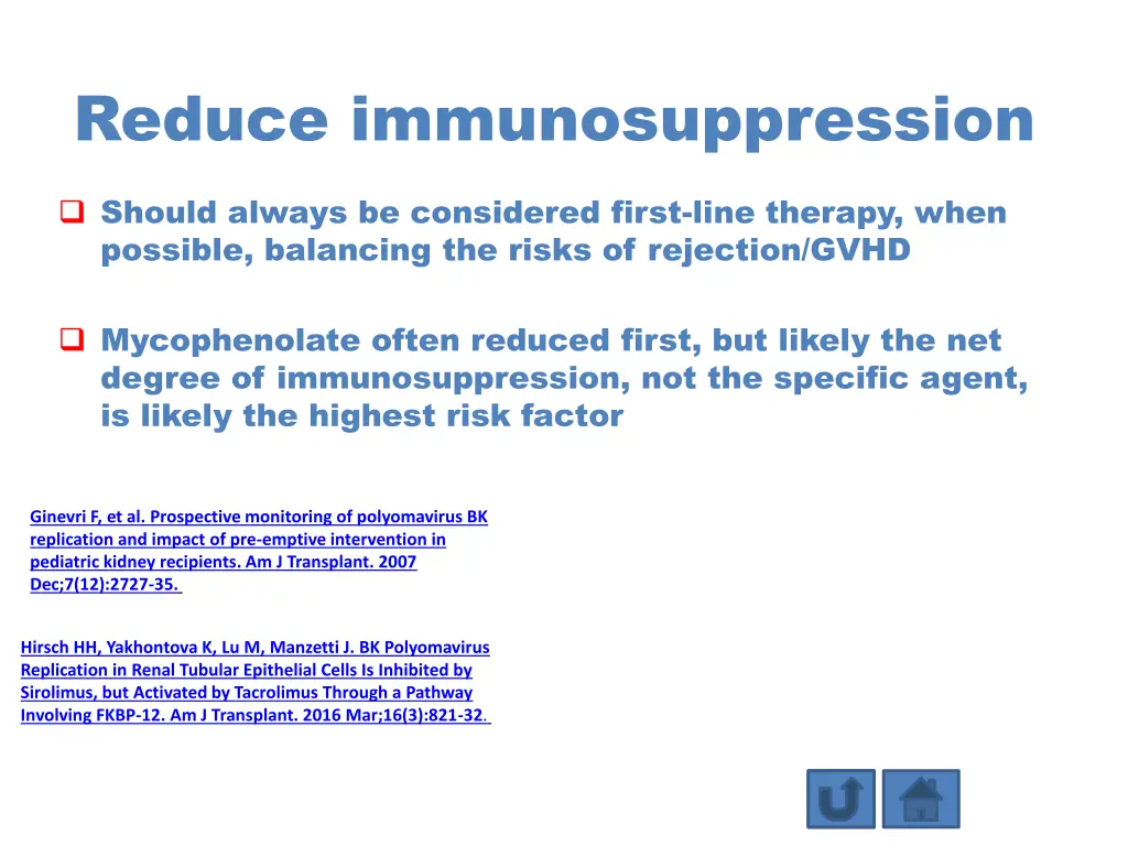 reduce immunosuppression