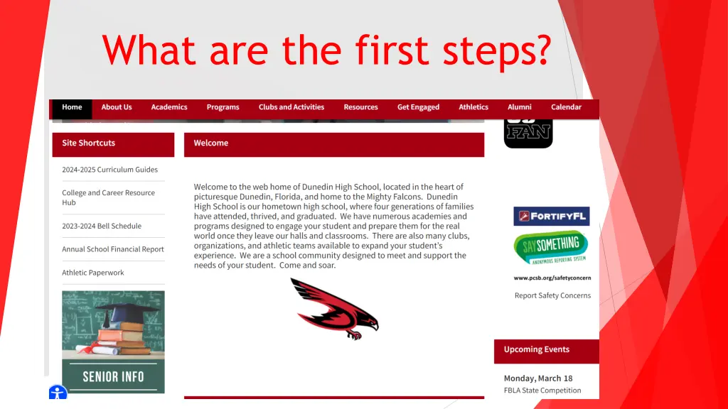 what are the first steps 4