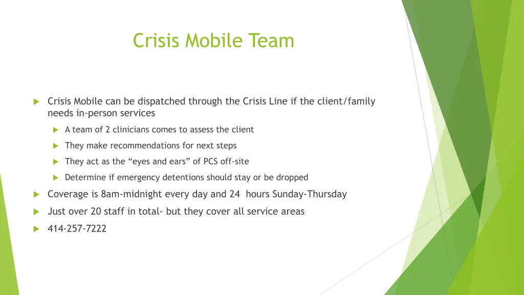 crisis mobile team