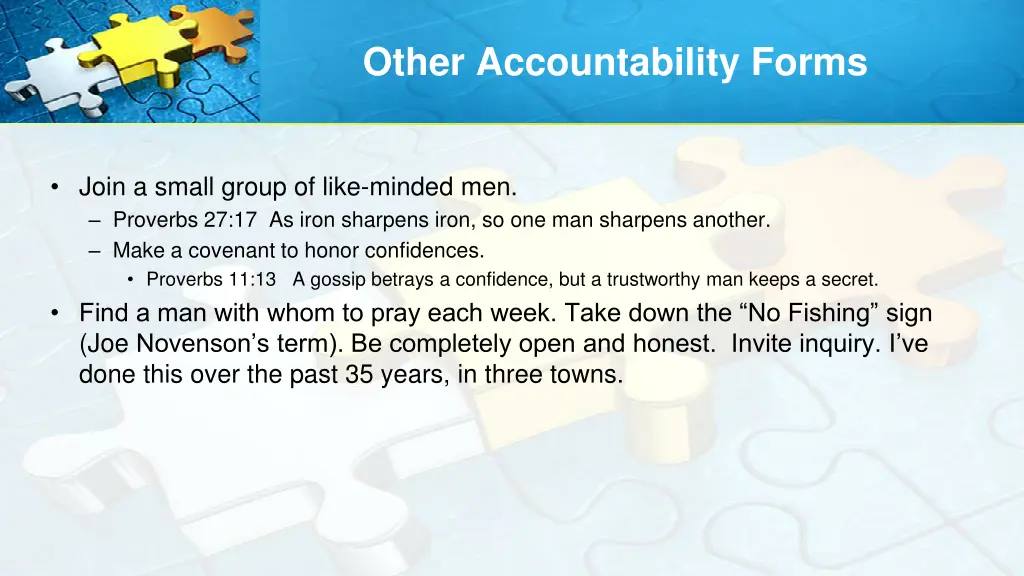 other accountability forms