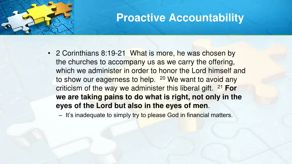 proactive accountability