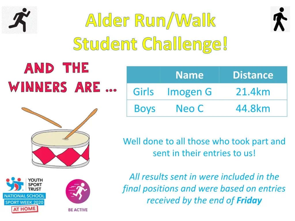 alder run walk student challenge