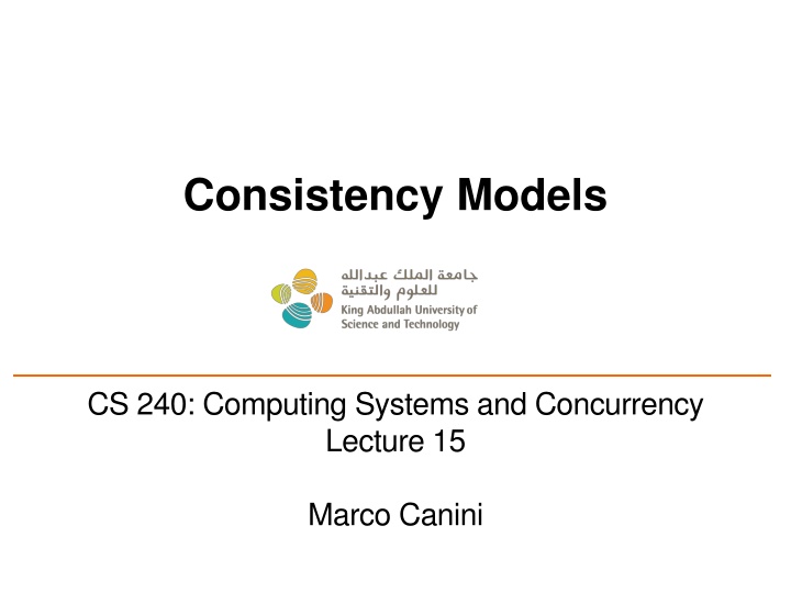 consistency models